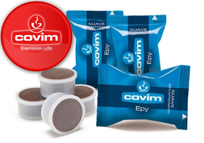 Covim Decafeine plastic portions.Packaging of 50 Pcs